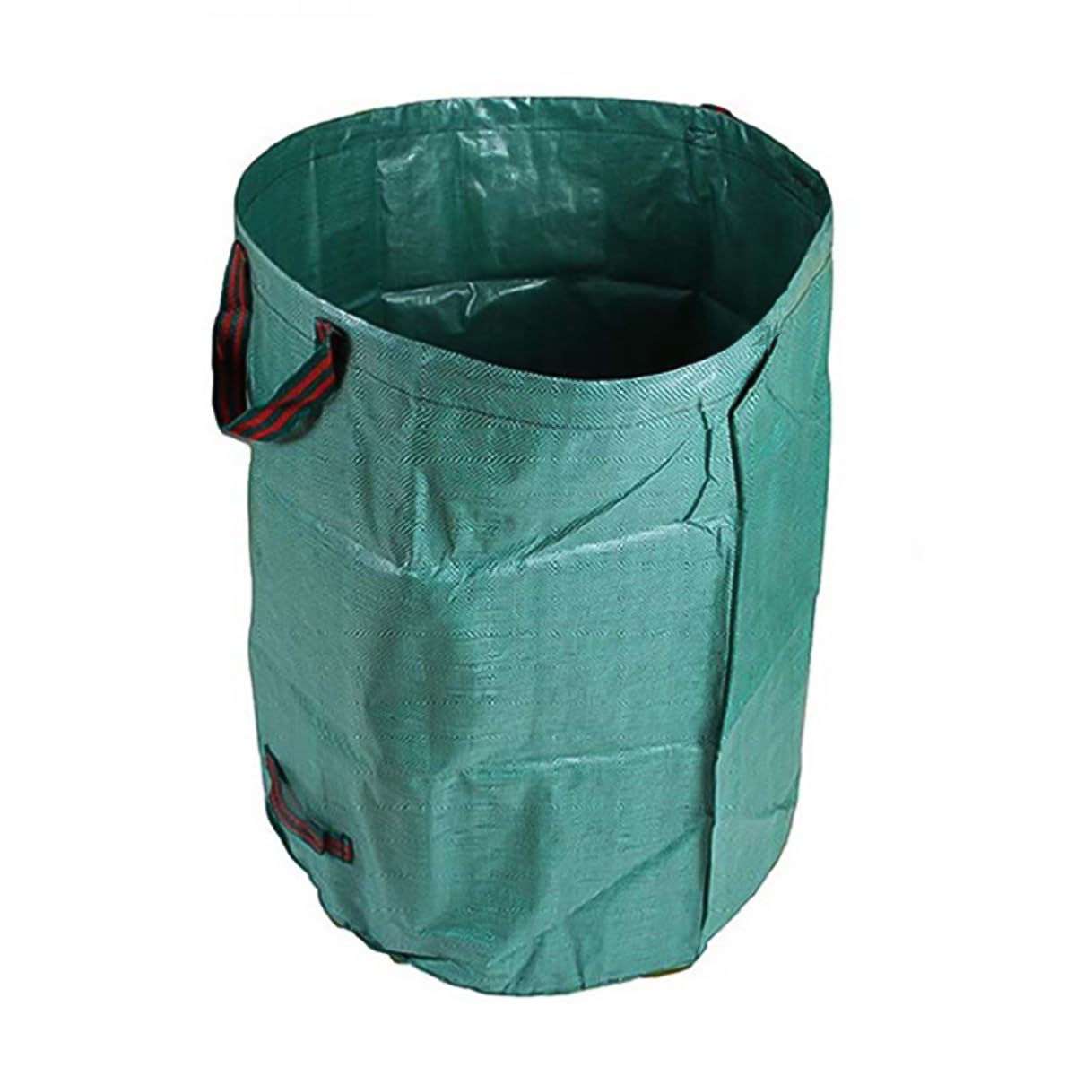 ZONADAH Garden Bag Self-Standing 272L Heavy Duty Garden Waste Bag Reusable Green Bin Container for Leaves Gardening Lawn Clearing Rubbish
