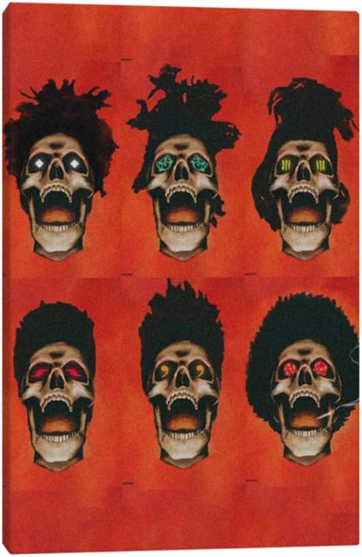 The Weeknd Poster Painting Wall Art Canvas for Living Room Home Bedroom Study Dorm Decoration Prints Print on Canvas-50x70cm No Frame