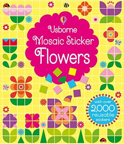 Mosaic Sticker Flowers (Sticker Book) (Mosaic Sticker Books) Paperback – 1 Aug. 2015