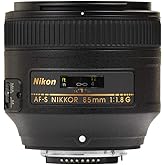 Nikon AF S NIKKOR 85mm f/1.8G Fixed Lens with Auto Focus for Nikon DSLR Cameras