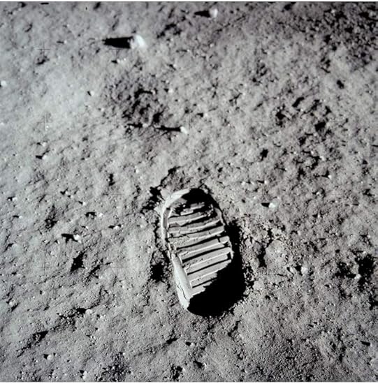 First Footprint On The Moon Neil Armstrong Photo Art Print Poster 12x18