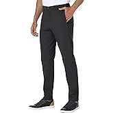 PULI Golf Pants Men Stretch Classic Fit Dress Casual Work Hiking Tapered Waterproof Pants with Pockets
