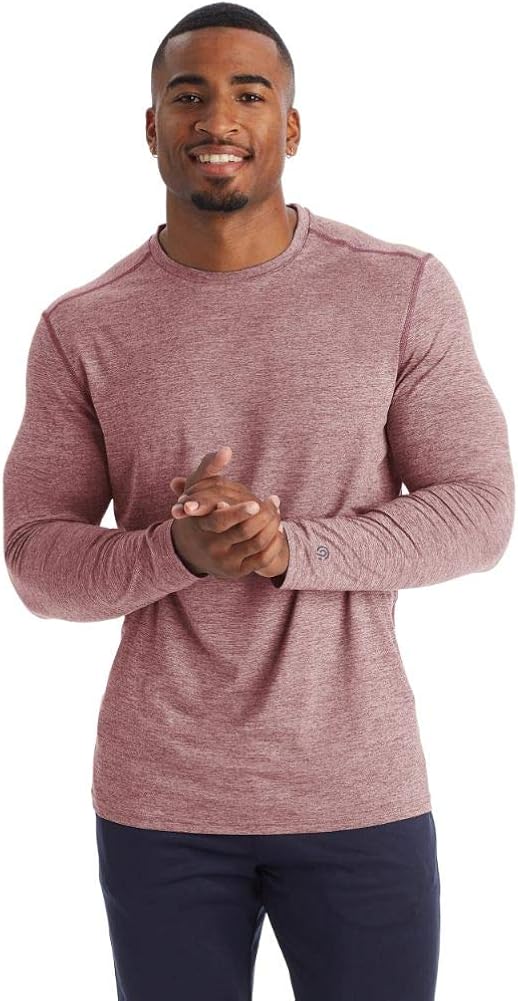 C9 Champion Men's Long Sleeve Tech Tee at  Men’s Clothing store