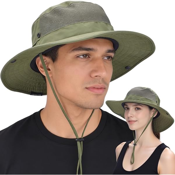 Homme Femme Chapeau De Soleil Rafraîchissant Pour Homme Et Femme, Chapeau Chapeau Pliable