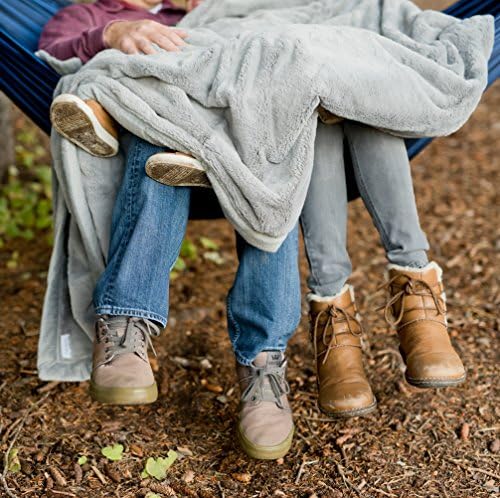 SARANONI Super Soft Comfy Lush 40" x 60" Blanket for Kids and Teens (Gray)