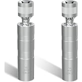14mm&amp;16mm Spark Plug Socket Set, Spark Plug Tool for 9/16"&amp;5/8" Spark Plugs | Thin Wall 3/8" Drive Spark Plug Sockets Removal Tool, 12 Point, Magnetic Swivel Spark Plugs Socket
