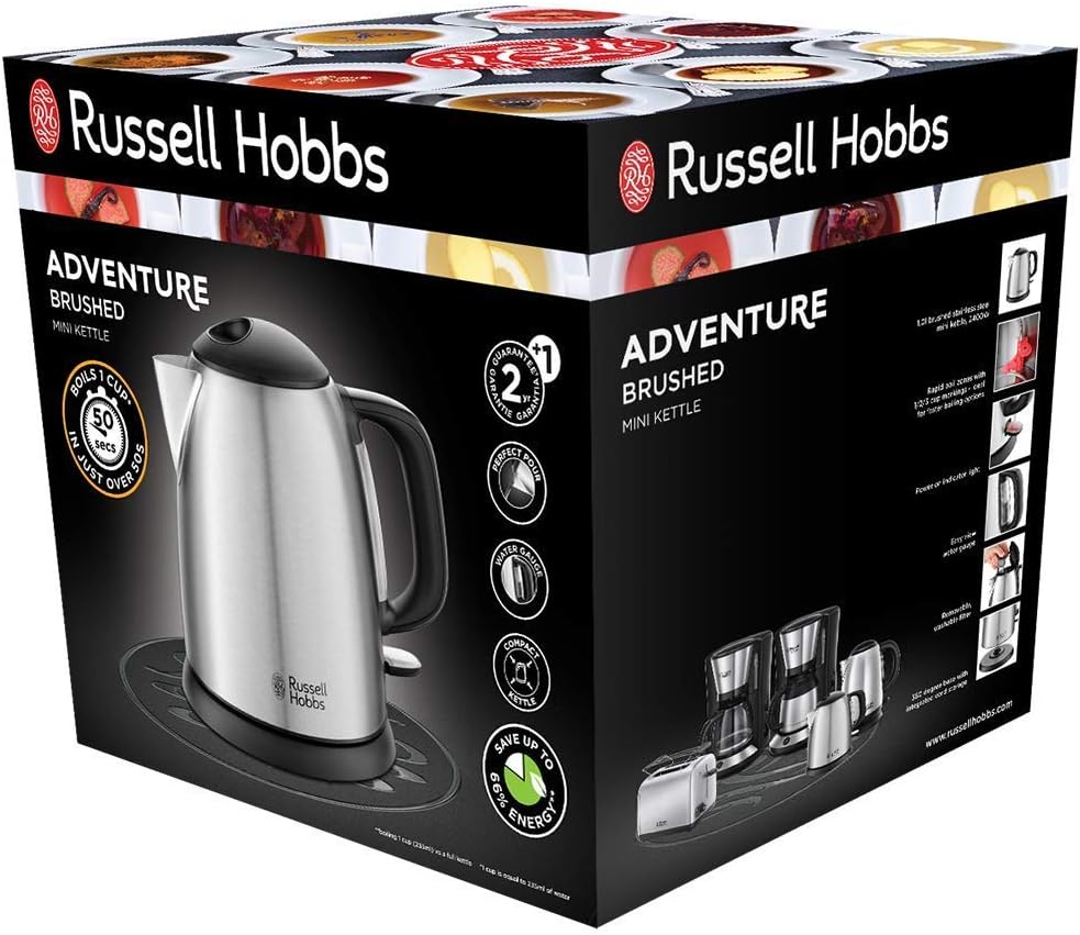 Hervidor de agua Russell Hobbs Adventure por 24,99€ ¡¡43% de descuento!!