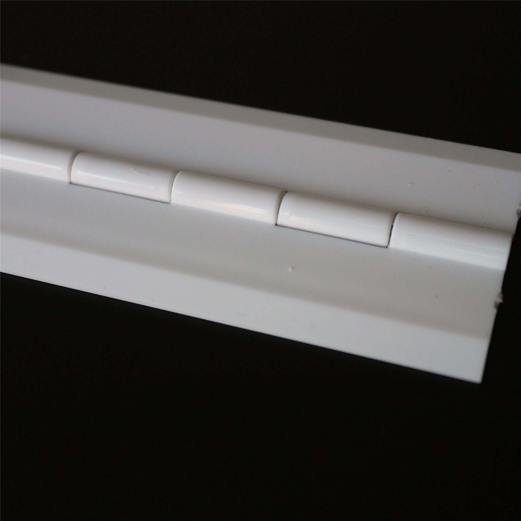 Acrylic Hinge 300mm White, Continous Acrylic Piano Hinges,
