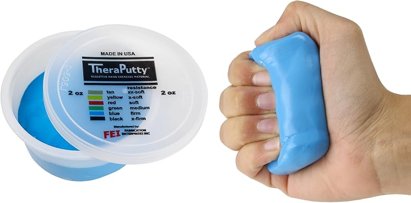 Cando TheraPutty 2 oz Blue - Strong Therapeutic Modelling Clay