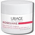 Uriage Roseliane Anti-Redness Rich Face Cream 1.7 fl.oz. | Hydrating Moisturizer for Sensitive Skin Prone to Redness | Skinca