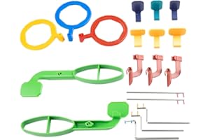 AIOCOID Dental Intra X-Ray Film Positioner Holders FPS 3000 XCP-DS System Complete Kit Suitable for Dental Students to Practice X-Ray Positioning Set Multicolor