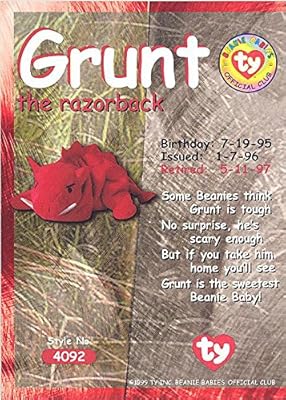 grunt beanie baby