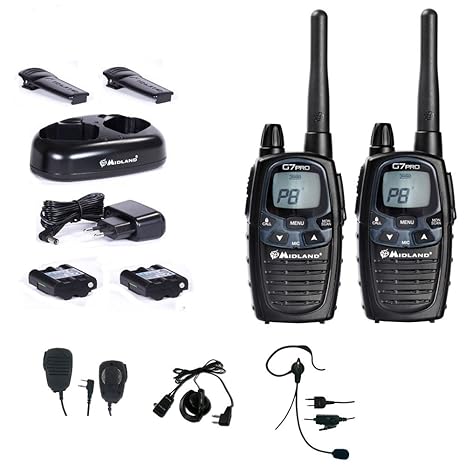 Midland Funkgerät Fahrschulkoffer G7 Pro Funkgeräte-Set Funkhandy