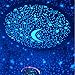 LED Star Projector Night Light-KYW Amazing Light Projector For Kids Chidren Bedroom-Projector lamp For Christmas Gift Present(Moon-Star)