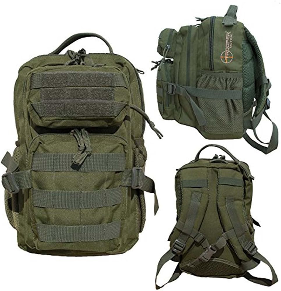 Trooper Kids Recon OD Green Tactical Backpack Amazon.ca Clothing