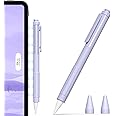 iLzyty Holder Case Compatible with Apple Pencil 2nd Generation, New TPE Material Pencil Cover, Anti-Slip Grip Pencil Holder Sleeve, Magnetic Charging & Double-Tapping Supported
