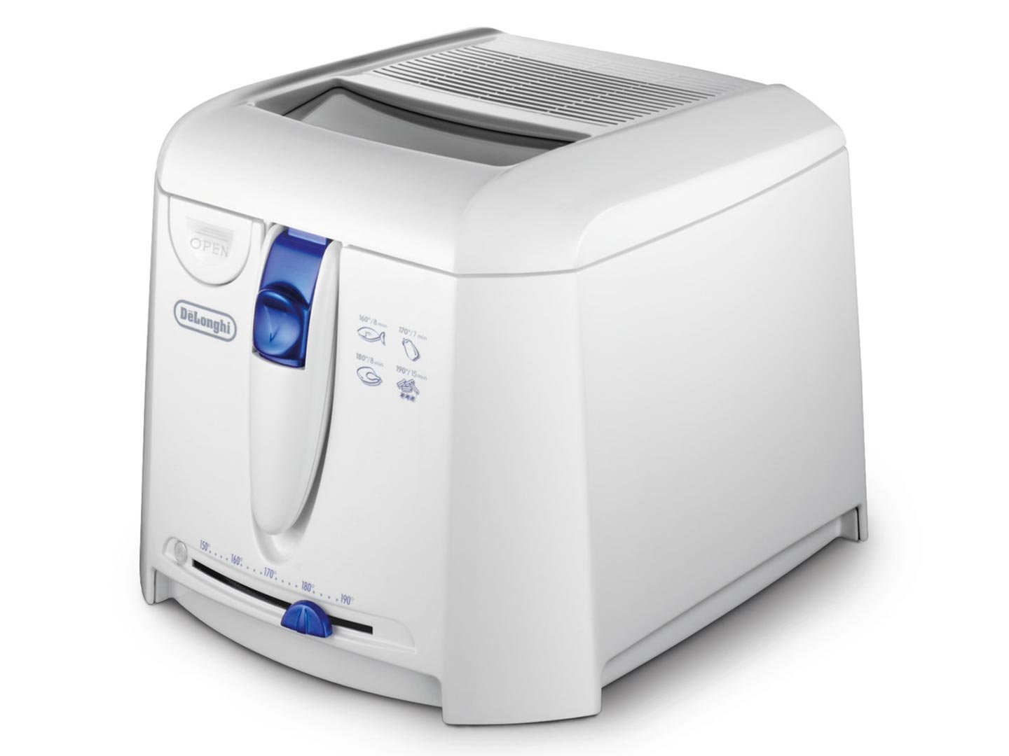 DeLonghi F Blanco x x mm g  V  Hz Freidora