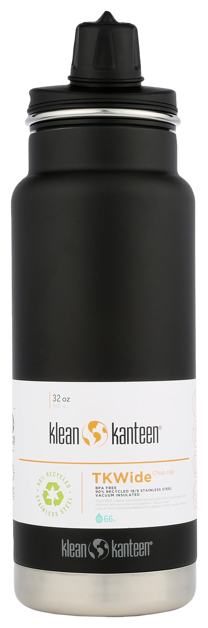 Klean Kanteen TKWide VI Deckel Black 946 ml