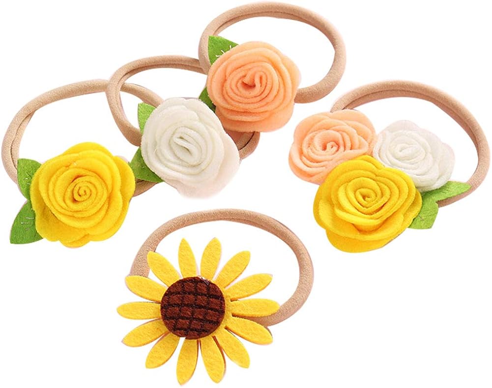 baby girl sunflower headband