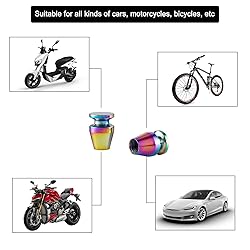 Alpmosn Car Tire Valve Stem Caps, Wine Cup Shaped