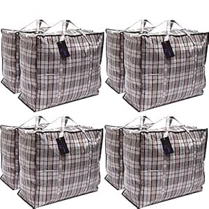 Paquete de 8 bolsas de compras XX-Large STRONG Storage Laundry - Bolsas