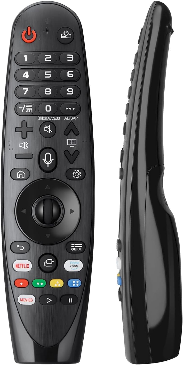 Magic Remote Universal for LG Smart-TV with Pointer and Voice Function Replacement for L-G Remote MR19BA Magic Remote Control Compatible with All LG TV Models