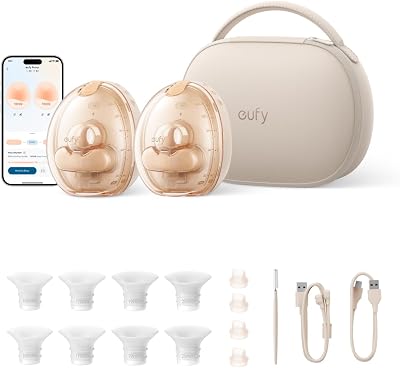 eufy Breast Pump S2 Pro Wearable Electric with Heated Massage