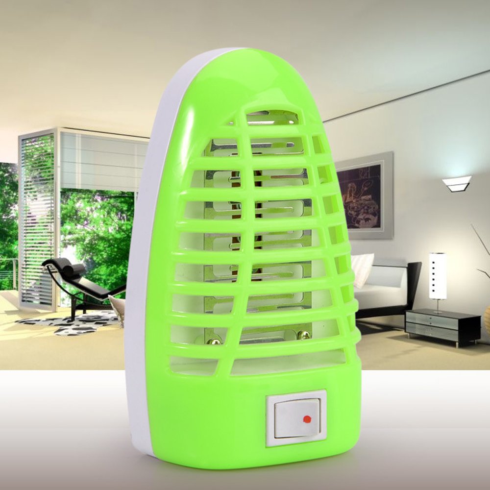 Vone Electronic Insect Killer, Bug Zapper Night Lamp Household Fly Killer, Insect Control Electronic Repellent, Auto To and Off Safe Children Pets (2 Pack)