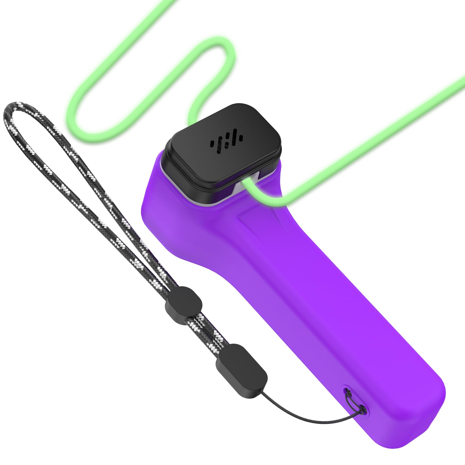 Photo 1 of Silicone Case Cover for Loop Lasso Nano String Shooter Toy,Anti Slip Shockproof Protective Case Compatible Loop Lasso Nano String Shooter Toy, Cover for String Shooter Toy with Lanyard (Purple)