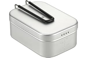 CAMPINGMOON Mess Tin 1.3L Aluminium Camping Cookware Extreme Thick S-2013
