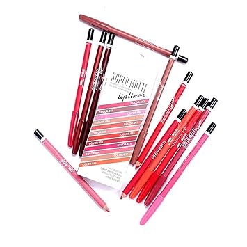 FIRSTZON Super matte lip liner set of 12 (multicolor)
