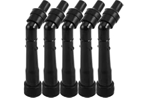 NUOBESTY 5pcs High-performance Spark Plug Boot Cover Resistor Caps for Motorcycles Scooters and Atvs