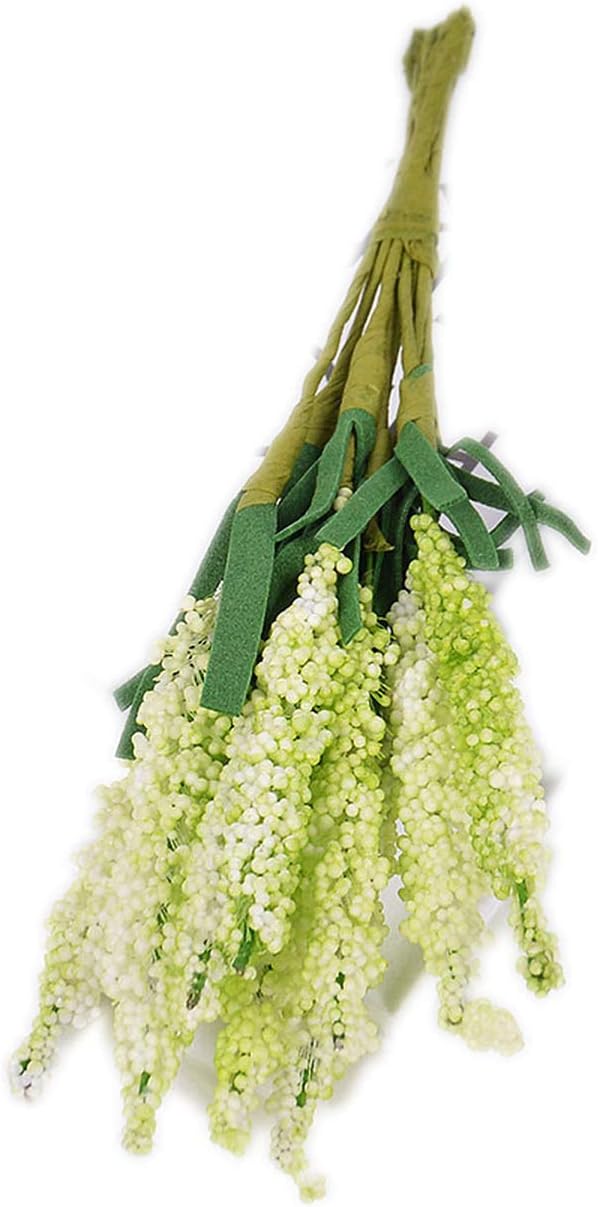 LIAN Store Lavender Artificial Flowers Wedding Home Decoration Craft Gift Bride Wreath Scrapbooking Fake Flower,Green