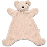 Loveys for Babies,Snuggle Stuffed Animals Toy Girl & Boy, Soft Security Blanket,Bear Lovey Comforter Toy for Babies 0-12months,Baby Gifts for Infant and Toddler(White Bear)