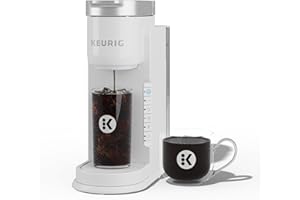 Keurig K-Iced Coffee Maker, Single Serve K-Cup Pod Iced Coffee Maker, With Hot and Cold Coffee Capabilities, Brews Any K-Cup Pod, White