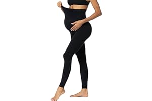 Sunzel Sunzfly Maternity Leggings Over The Belly, Buttery Soft Pregnancy Yoga Pants, Stretchy Workout Tights,21" Inseam