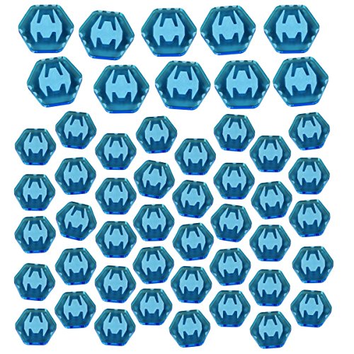 TI4: Fighter Token Set, Fluorescent Blue (50)