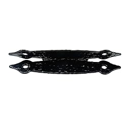 LC LICTOP H Type Black Metal Hinges Uneven Surface