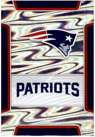 Amazon Com 2019 Panini Nfl Stickers 63 New England Patriots Logo Football Foil Sticker Collectibles Fine Art