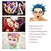 Blue Hair Color Wax, Natural Hairstyle Wax 4.23 oz, Temporary Hairstyle Cream for Party, Cosplay, Halloween, Daily use, Date, Clubbing (Blue)