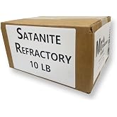 Mr Volcano Refractory Satanite 10 Pounds for Ceramic Blanket Lining 3200 Degree Mortar