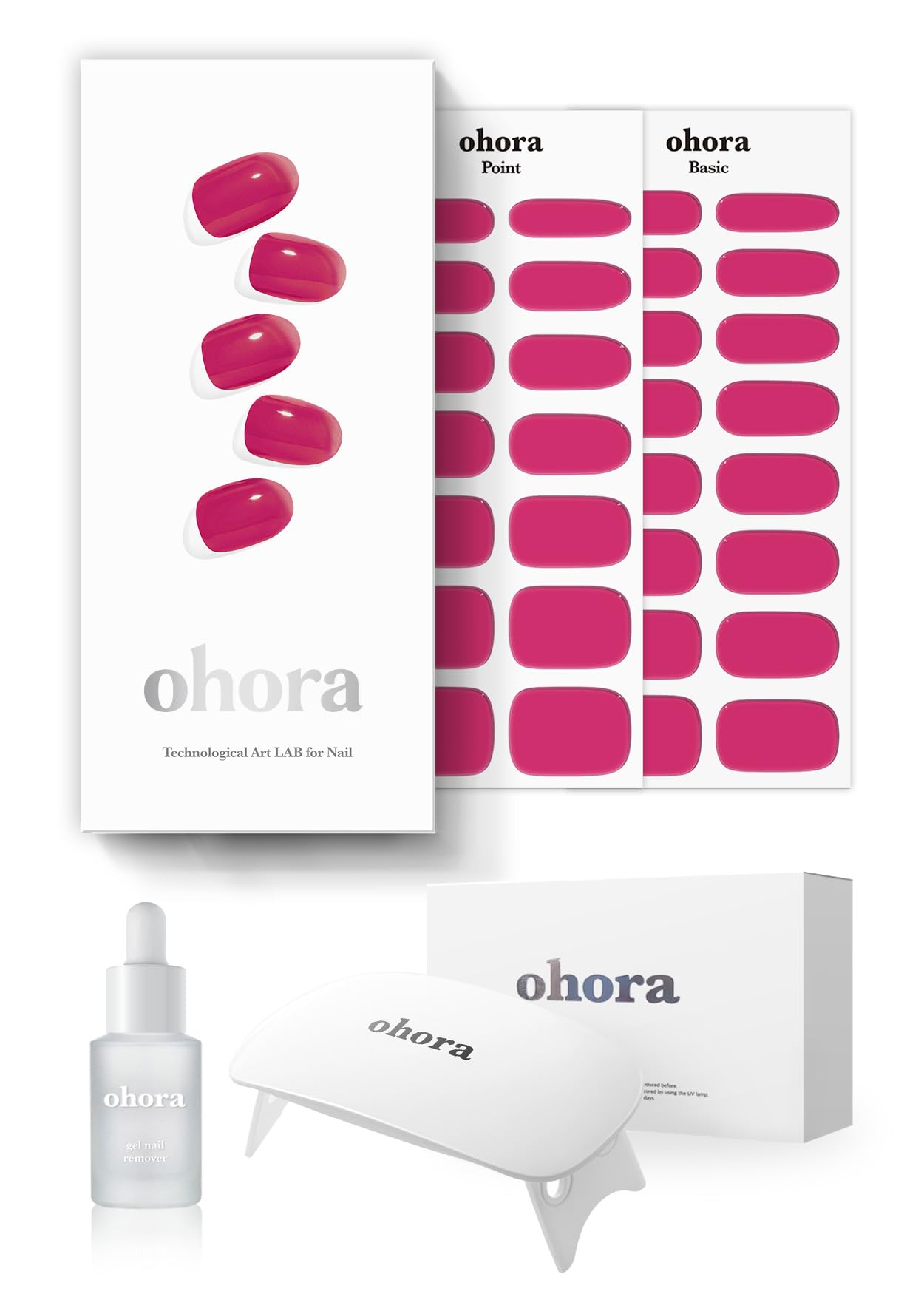 Photo 1 of *MISSING PARTS*
ohora Semi-Cured Gel Nail Strips Value Set (N Tint Reddish Starter Kit) Includes Full Size Lamp and Mini Remover, Salon-Quality, Long Lasting, Easy to Apply & Remove