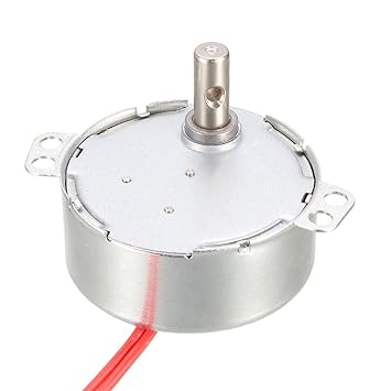 uxcell Motor síncrono eléctrico CA 12 V CCW/CW 4 W para horno ...