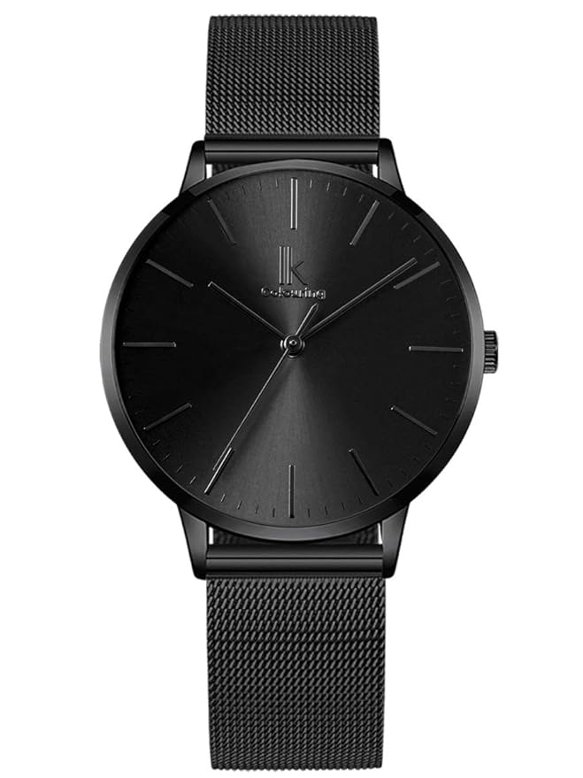 Alienwork IK Mujer Relojes de Malla Metálica Ultra-Delgada
