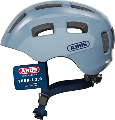 ABUS Youn-I 2.0 Bike Helmet with Light for Kids Teens Unisex