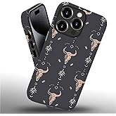 FKBRCL4U for iPhone 16 Pro Max Case, Hybrid 2-Layer Silicone Protective Matte Case for Girl Women Western Boho Country Southern Pattern for iPhone 16 Pro Max
