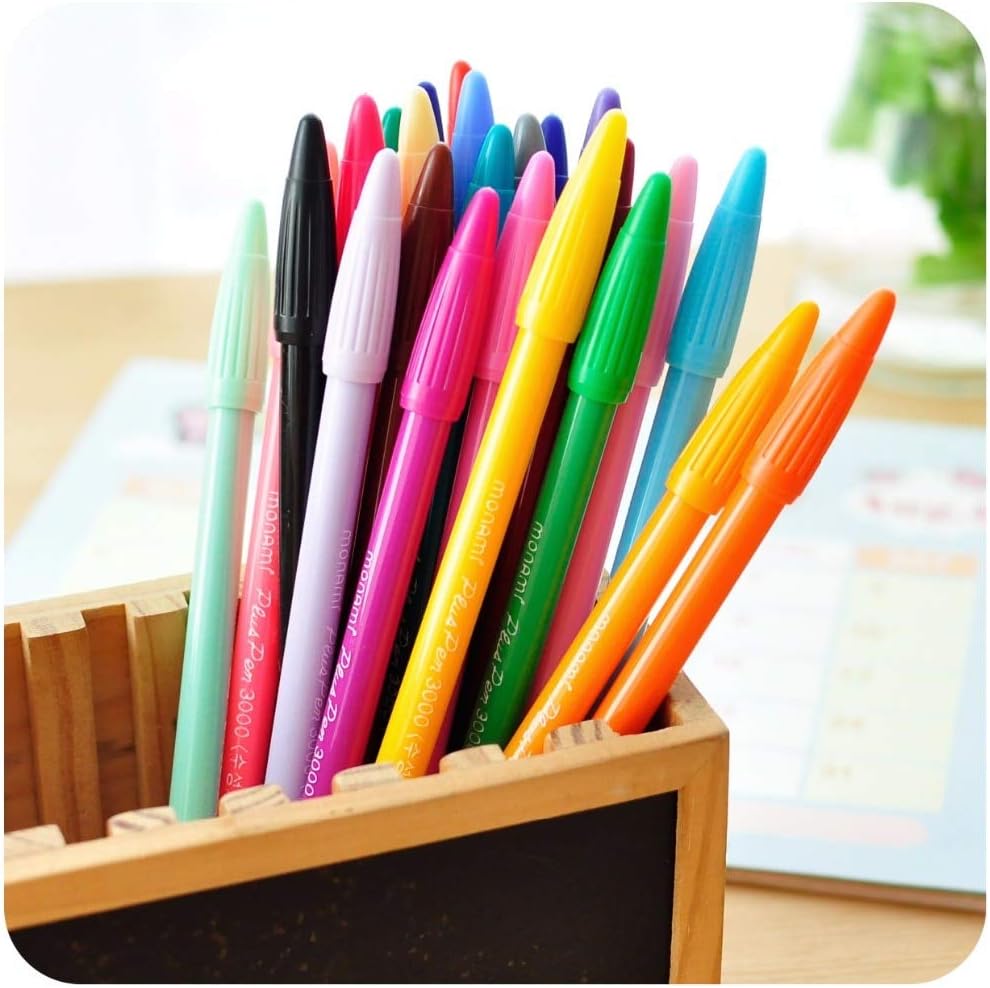 24 color Gel pens Monami plus pen Korean Stationery Canetas papelaria Zakka gift Office material escolar school supplies 6261