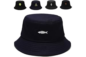 GADFARY Cotton Bucket Hat for Women Men Summer Travel Sun Beach Bucket Cap, Unisex Outdoor Fisherman Hat