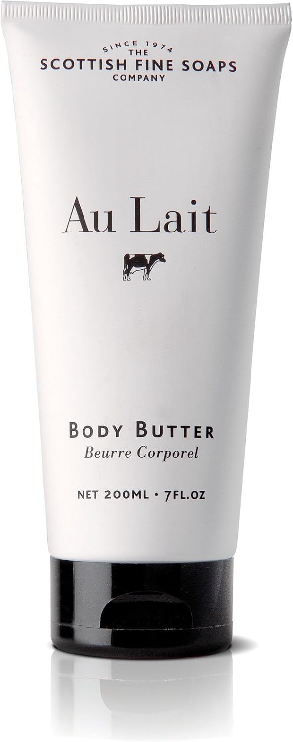 Au Lait Milk Body Butter in a Tube 7oz tube by Scottish Fine Soaps