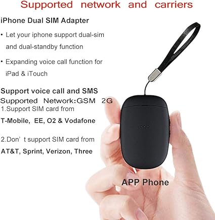 Amazon Com Laiford Brand Mini Dual Sim Card Adapter For Iphone X